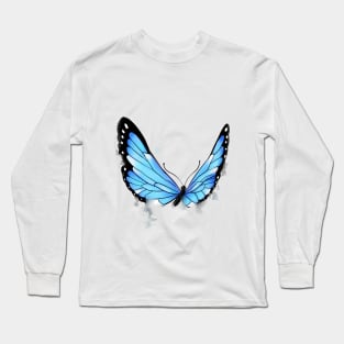 Blue Morpho Long Sleeve T-Shirt